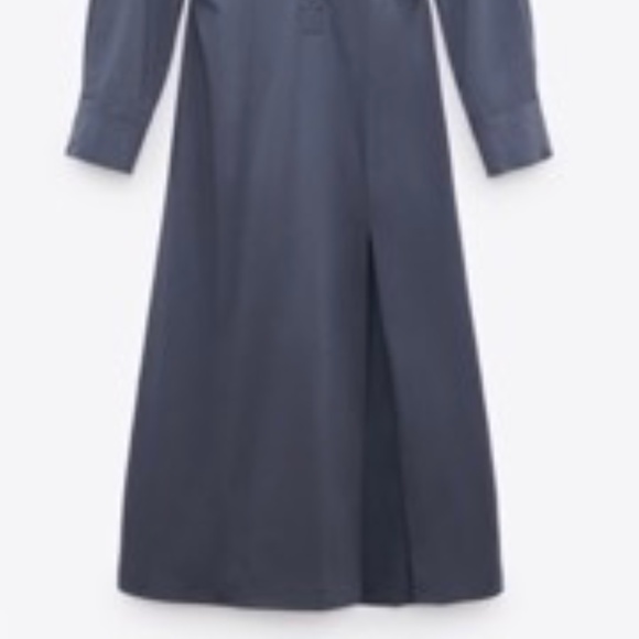 ZARA Pocket dress with Slit, M, NWT - Picture 4 of 8